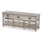 Baxton Studio Mabyn ModernLight Grey Finished Wood 3-Drawer Storage Bench with Baskets 198-12239-ZORO - alternate 5
